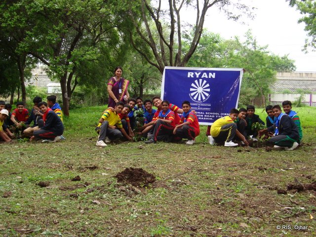 Tree Plantation - Ryan International School, Hal Ojhar